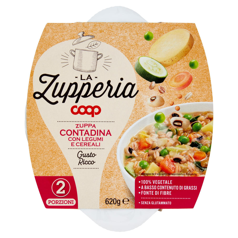 Zuppa contadina con legumi e cereali coop cito g 620