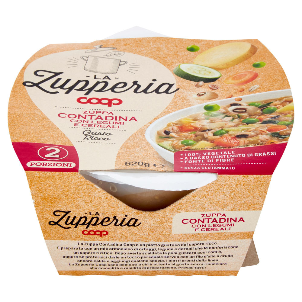 ZUPPA CONTADINA CON LEGUMI E CEREALI COOP CITO G 620 - 7