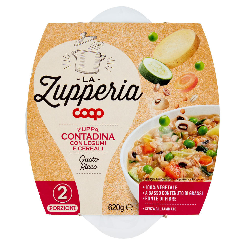 ZUPPA CONTADINA CON LEGUMI E CEREALI COOP CITO G 620 - 8