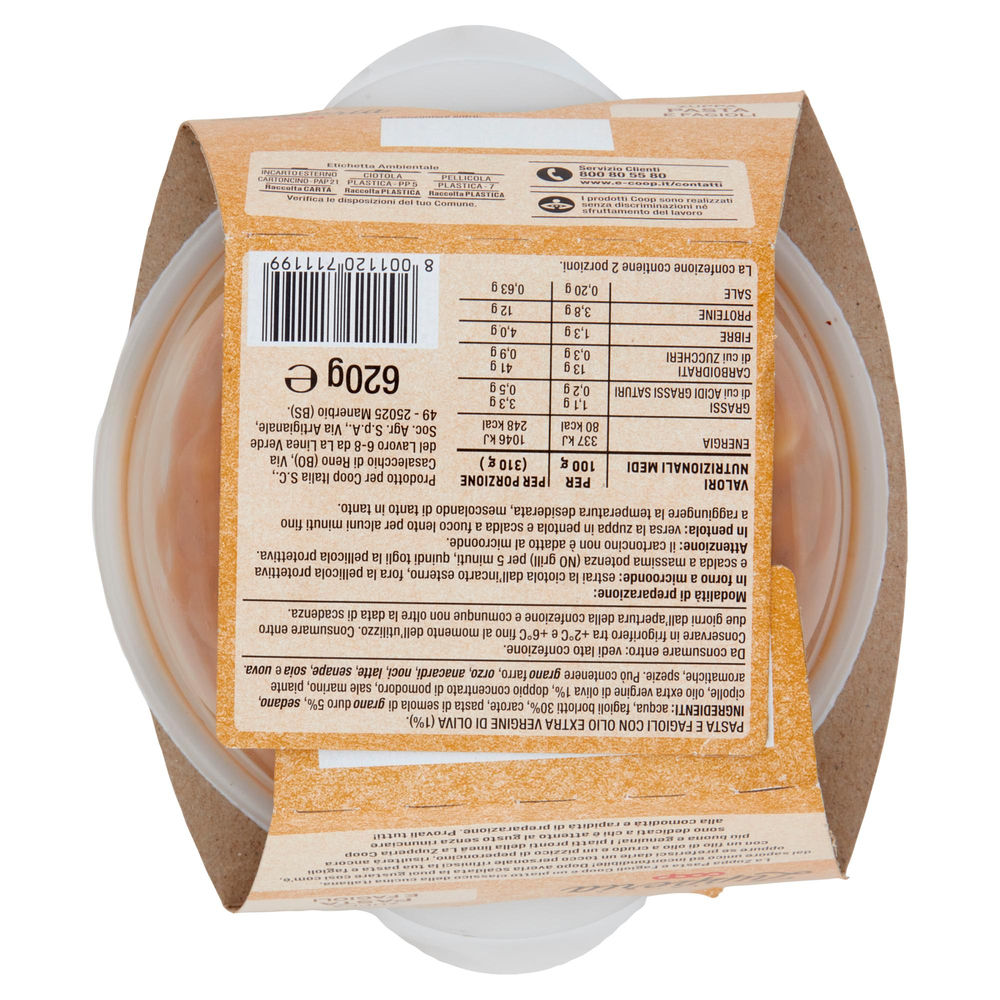 PASTA E FAGIOLI COOP CIOT G 620 - 1