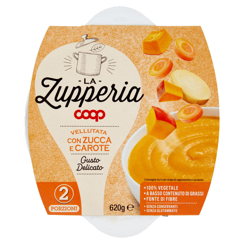 VELLUTATA CON ZUCCA E CAROTE COOP CIOT G 620 - 0