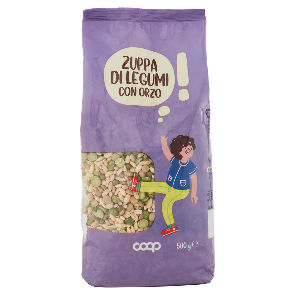 ZUPPA DI LEGUMI CON ORZO GLI SPESOTTI COOP BS G 500 - 1