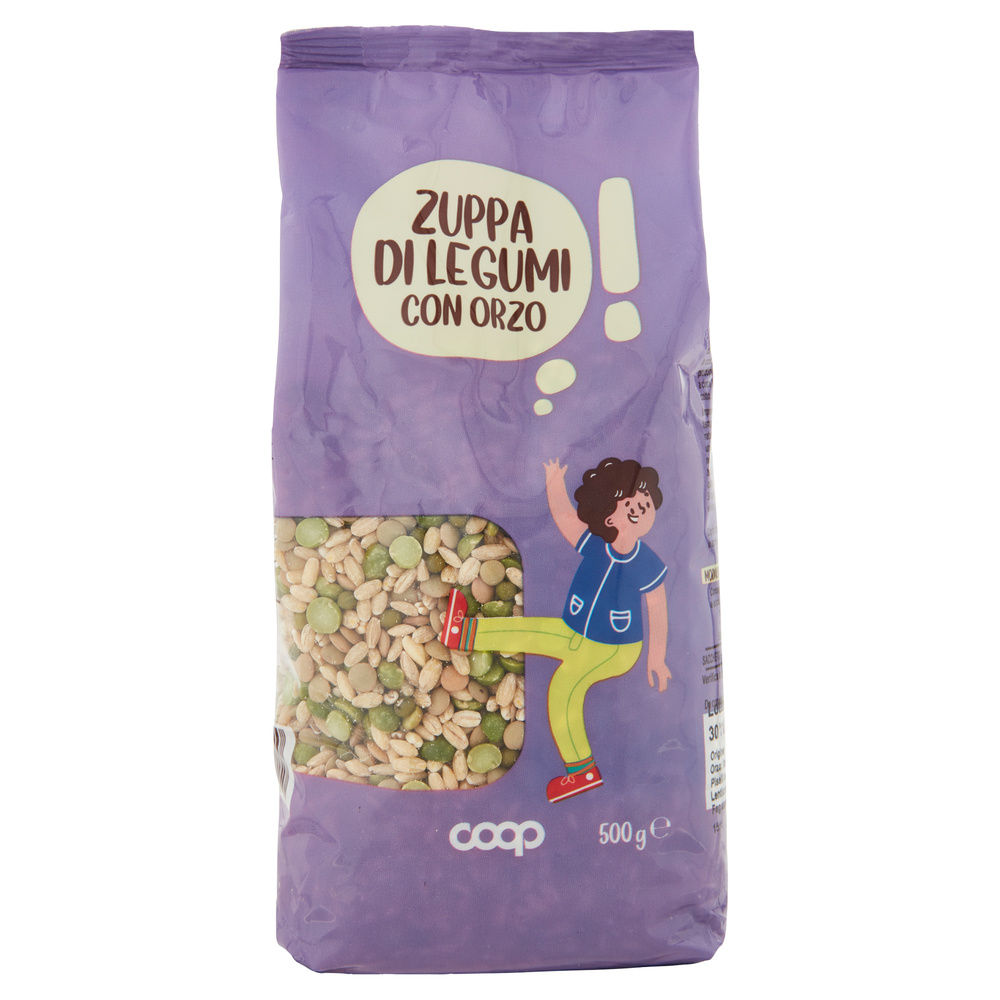 ZUPPA DI LEGUMI CON ORZO GLI SPESOTTI COOP BS G 500 - 10