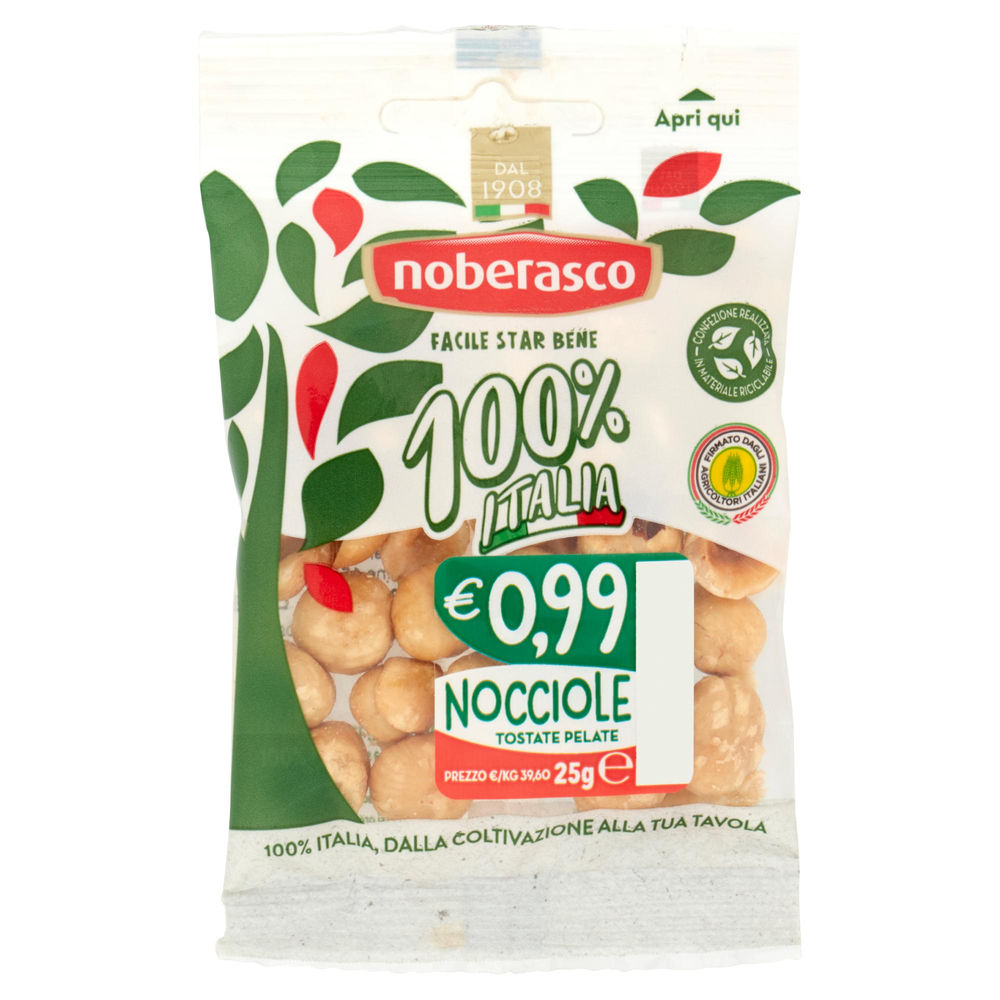 0,99 NOCCIOLE TOSTATE 100% ITALIA NOBERASCO BS G 25 - 0