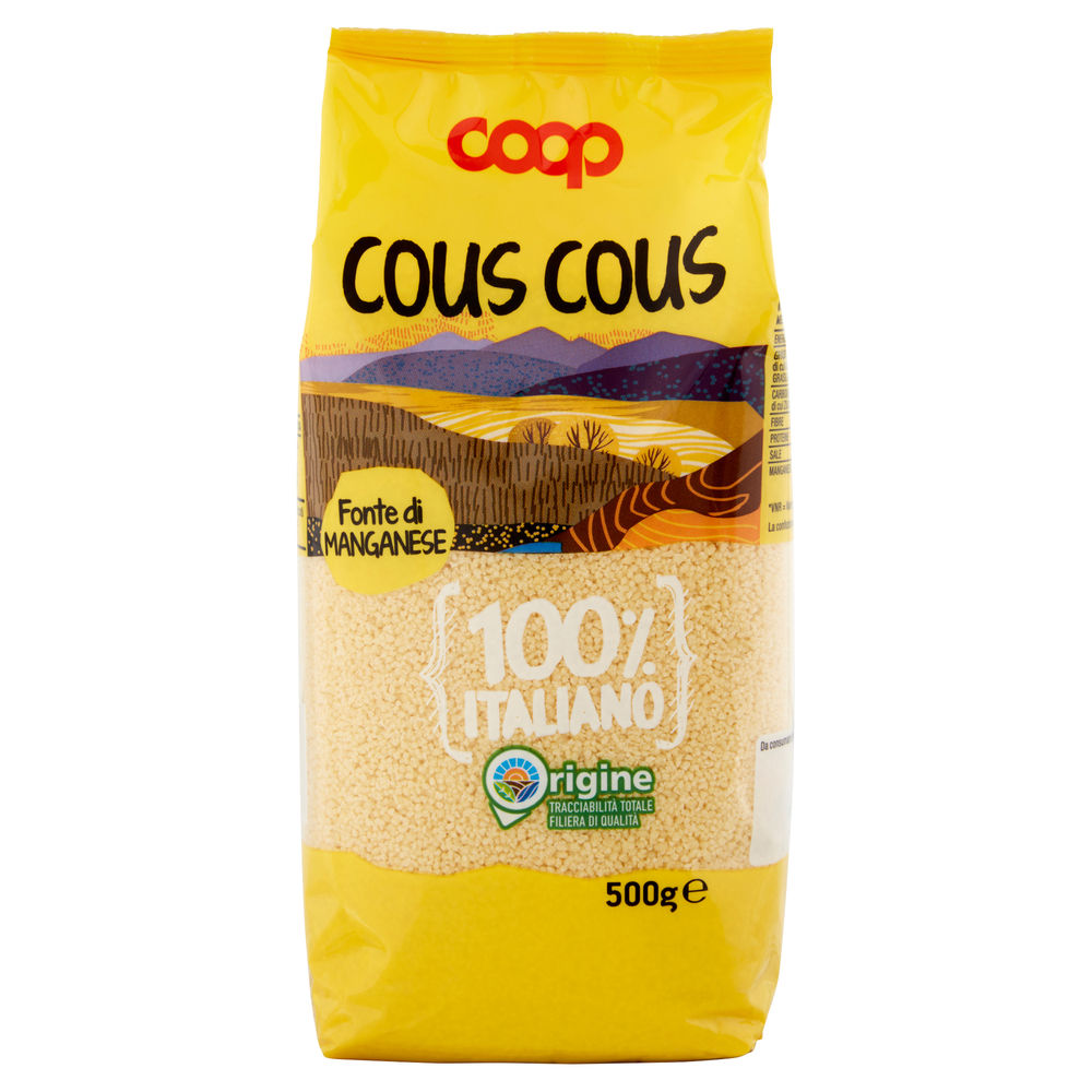 Cous cous 100% italia coop it sh g500