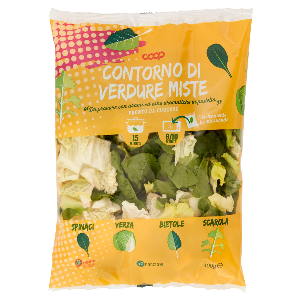 CONTORNO DI VERDURE COOP ORIGINE IT BS G 400 - 1