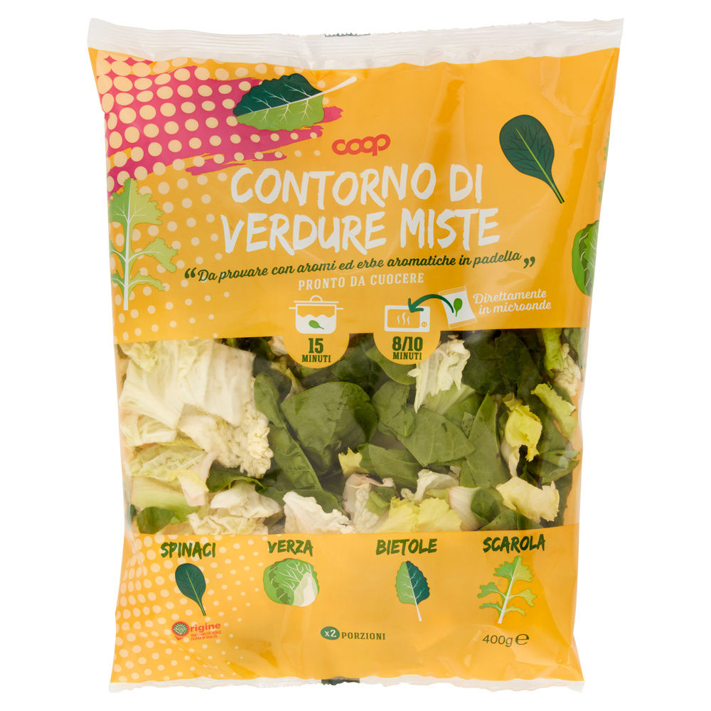 CONTORNO DI VERDURE COOP ORIGINE IT BS G 400 - 10