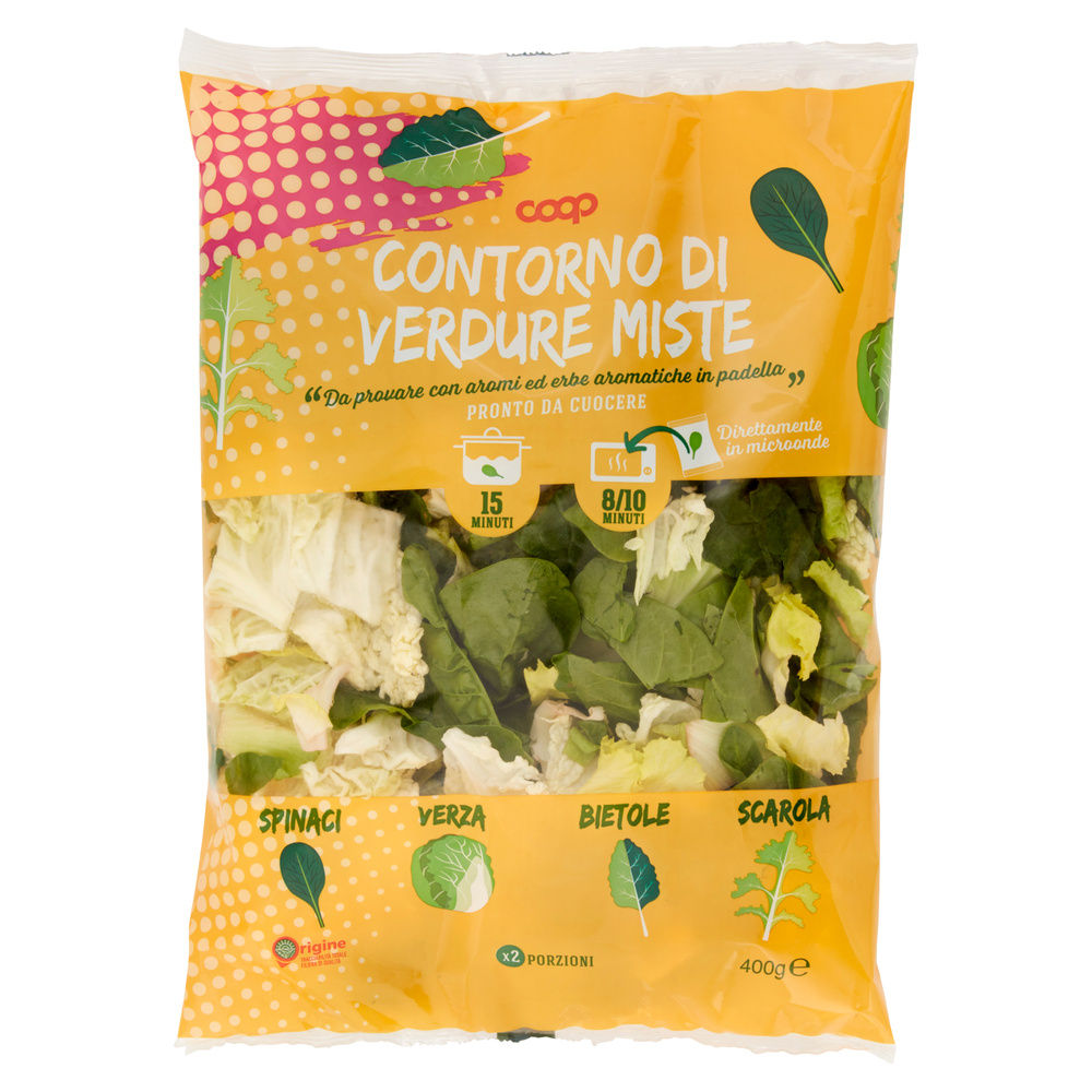 CONTORNO DI VERDURE COOP ORIGINE IT BS G 400 - 11