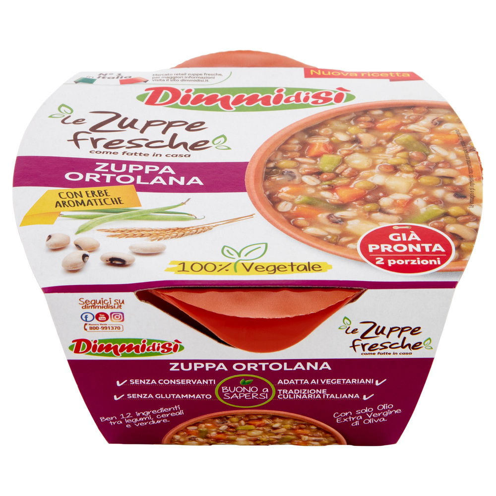 ZUPPA ORTOLANA LE ZUPPE FRESCHE DIMMIDISI' CIOT. G 620 - 2