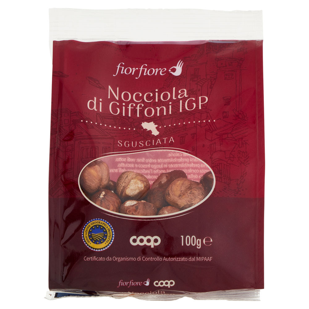 NOCCIOLA DI GIFFONI IGP FIOR FIORE SGUSCIATE BS G 100 - 0