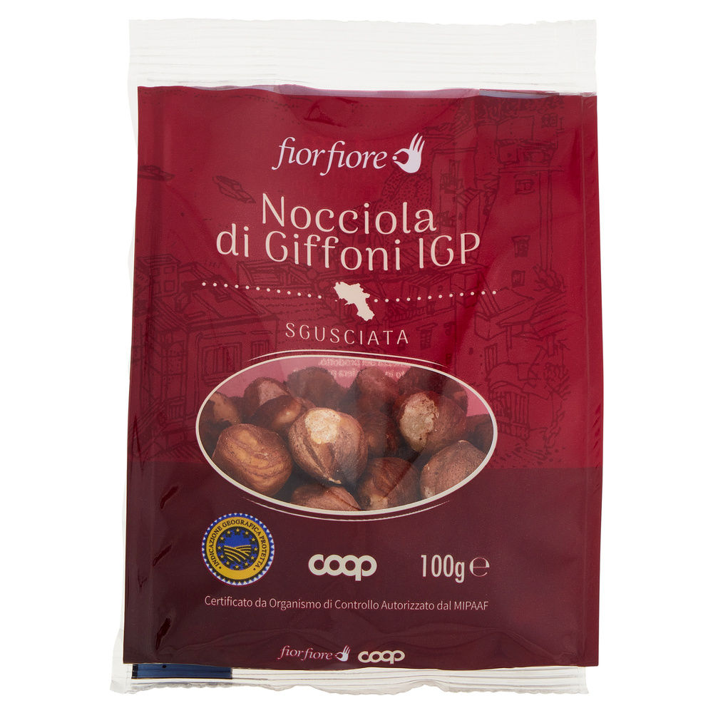 NOCCIOLA DI GIFFONI IGP FIOR FIORE SGUSCIATE BS G 100 - 7