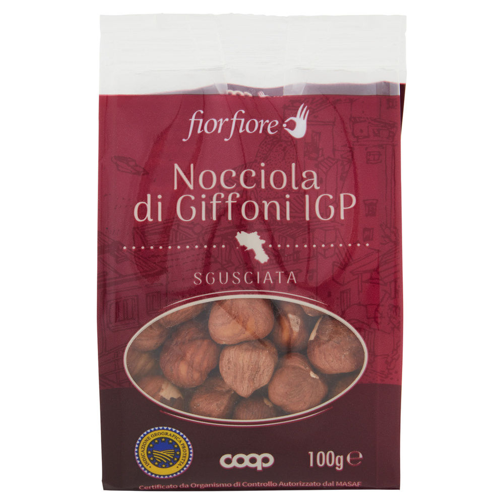 NOCCIOLA DI GIFFONI IGP FIOR FIORE SGUSCIATE BS G 100 - 14