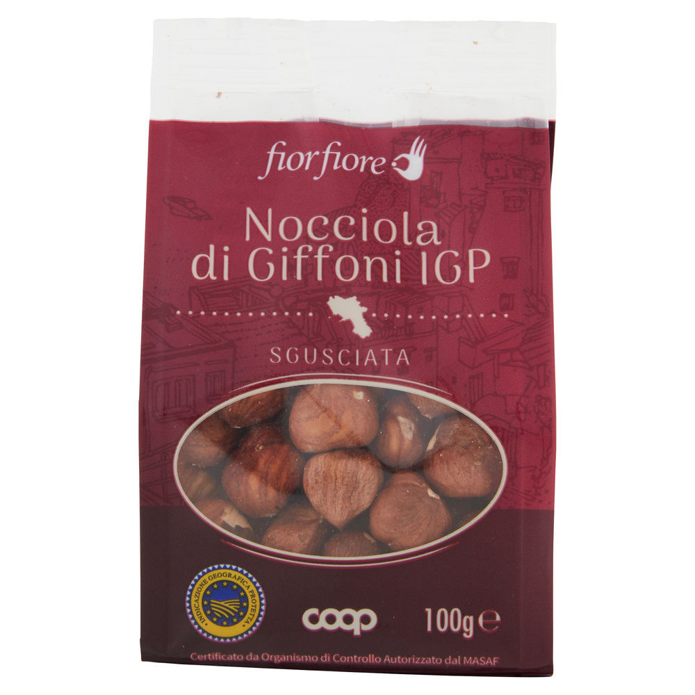 NOCCIOLA DI GIFFONI IGP FIOR FIORE SGUSCIATE BS G 100 - 15