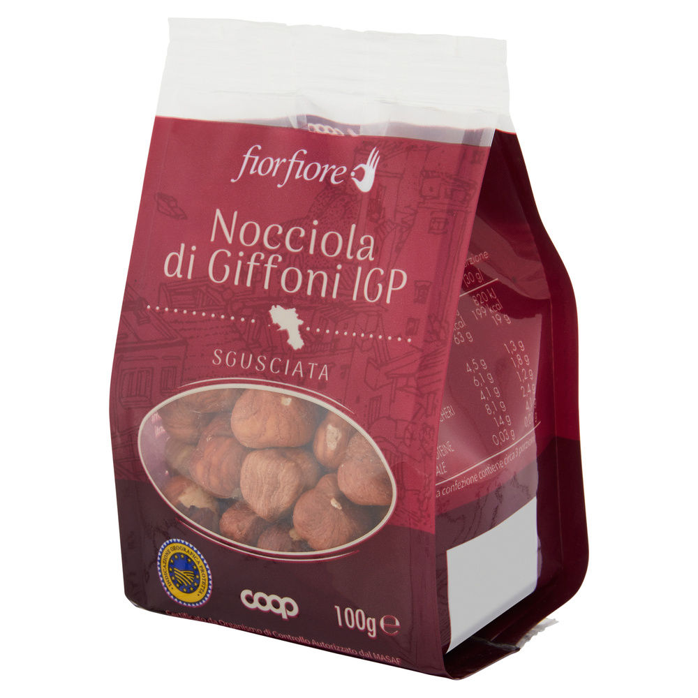 NOCCIOLA DI GIFFONI IGP FIOR FIORE SGUSCIATE BS G 100 - 6