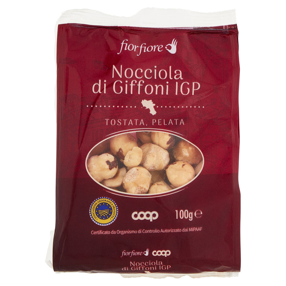 NOCCIOLA DI GIFFONI IGP FIOR FIORE PELATE E TOSTATE BS G 100 - 10