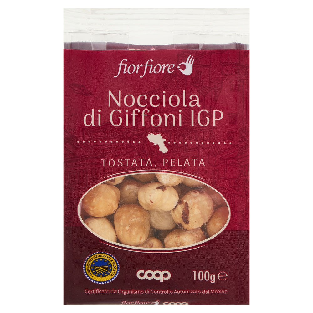 NOCCIOLA DI GIFFONI IGP FIOR FIORE PELATE E TOSTATE BS G 100 - 11