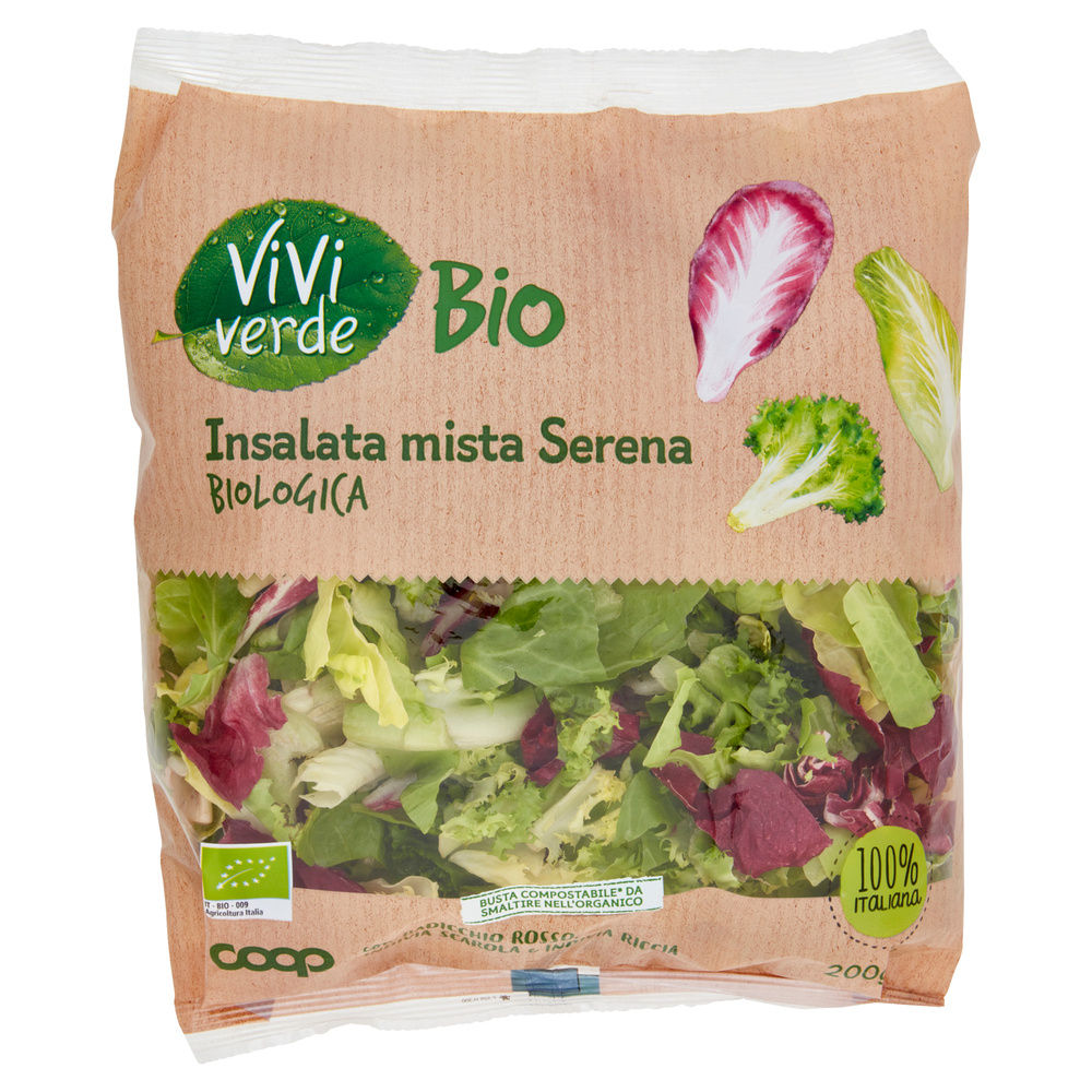 INSALATA MISTA SERENA VIVI VERDE BIO COOP IT I^ BS G 200 - 1