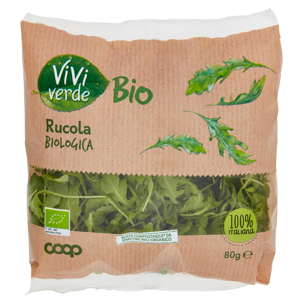 RUCOLA VIVI VERDE BIO COOP IT I^ BS G 80 - 1