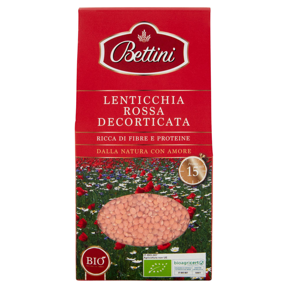 LENTICCHIA ROSSA DECORTICATA BIO SCL G 250 - 2