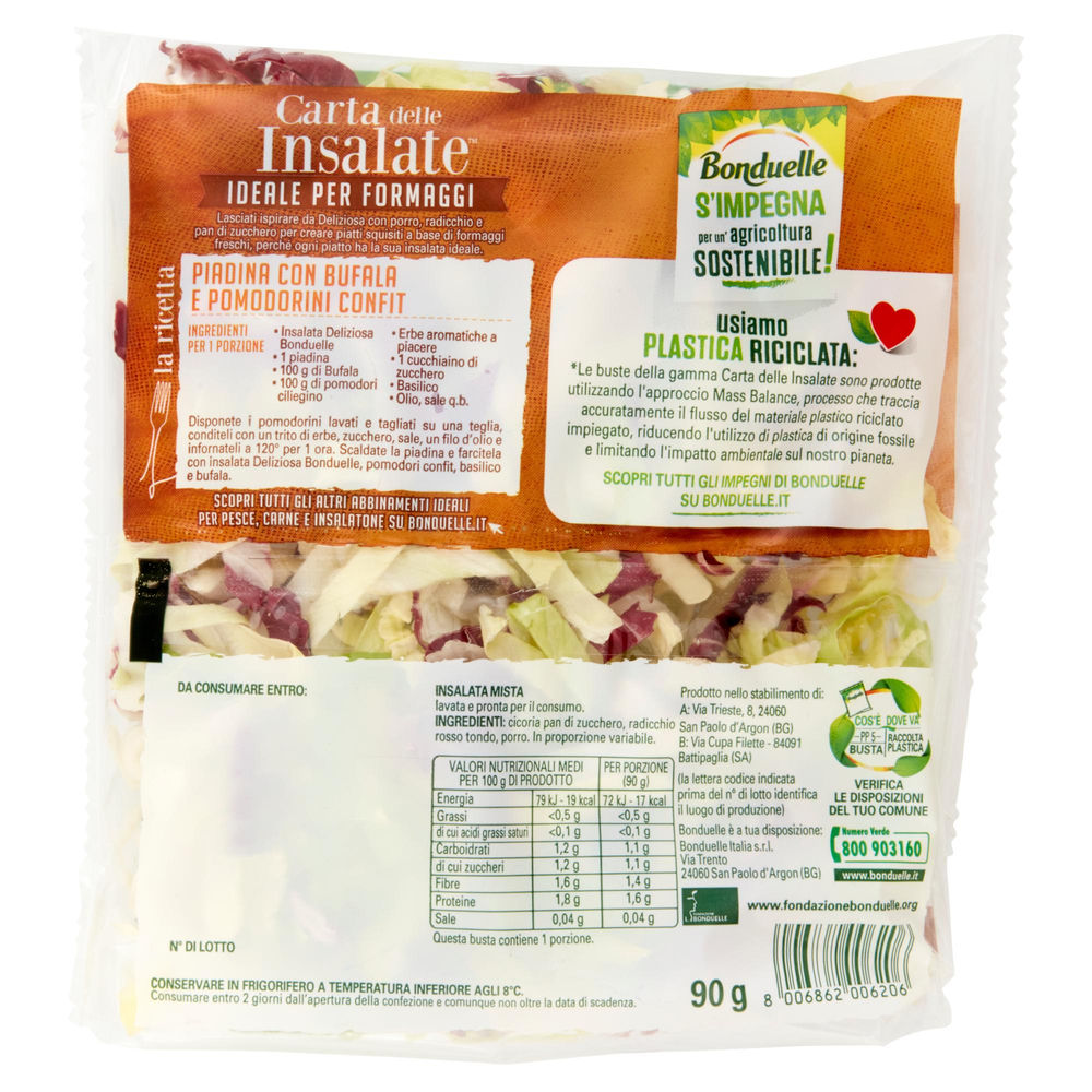 RICETTA DELIZIOSA BONDUELLE BS G 90 - 1