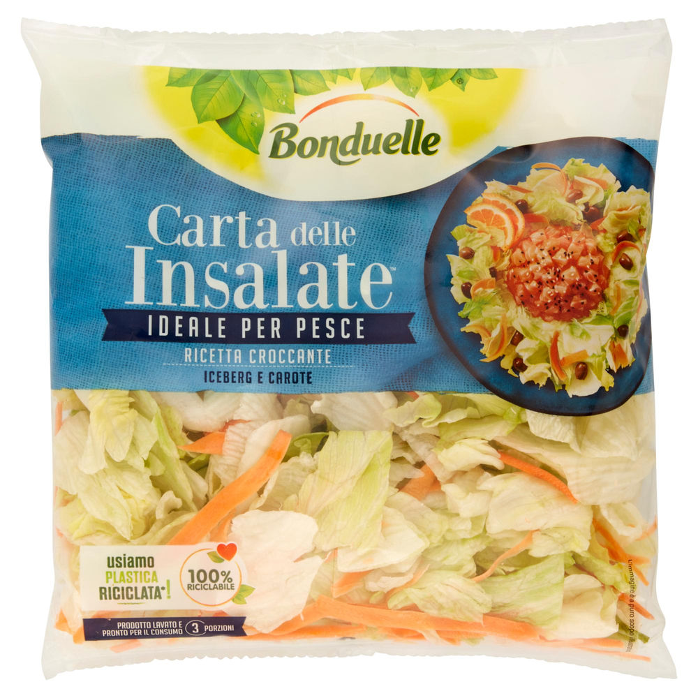 RICETTA CROCCANTE CARTA DELLE INSALATE BONDUELLE BS G 230 - 0