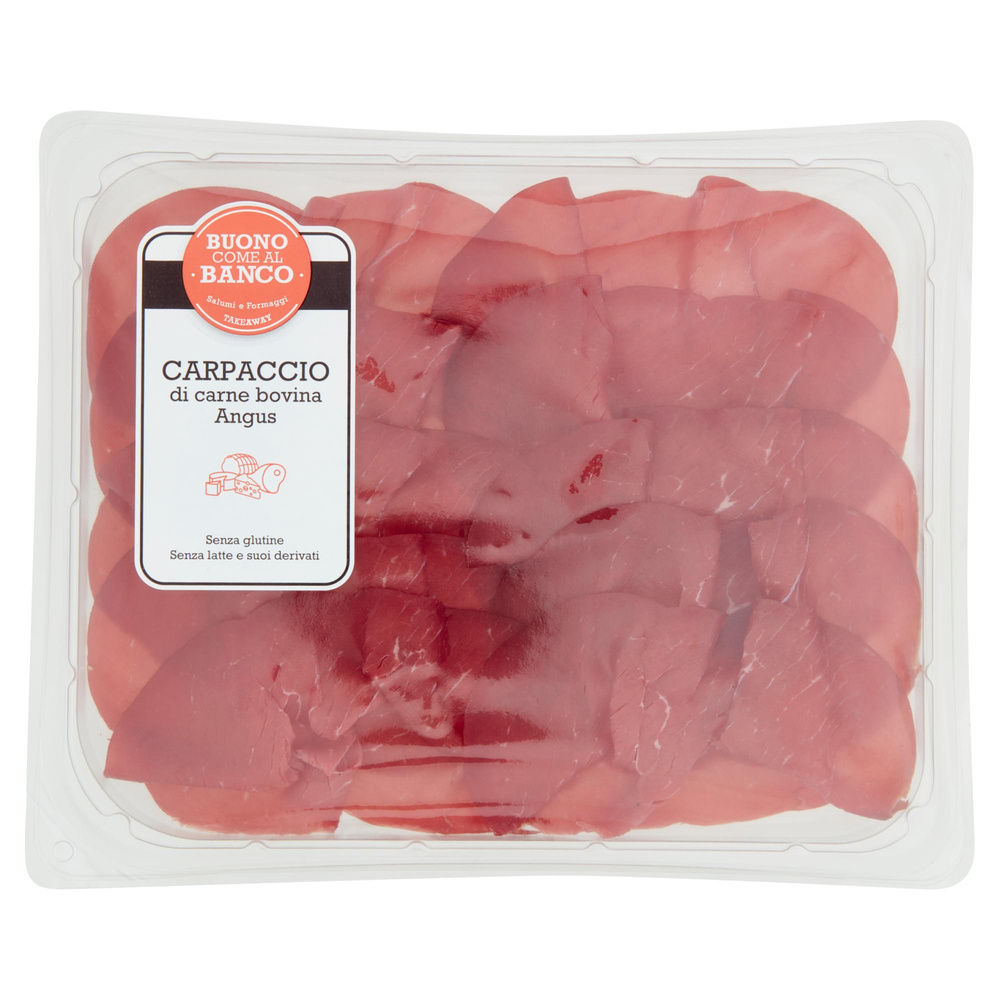 CARPACCIO DI  CARNE BOVINA ANGUS BUONO COME AL BANCO  TAKE AWAY 100G - 2