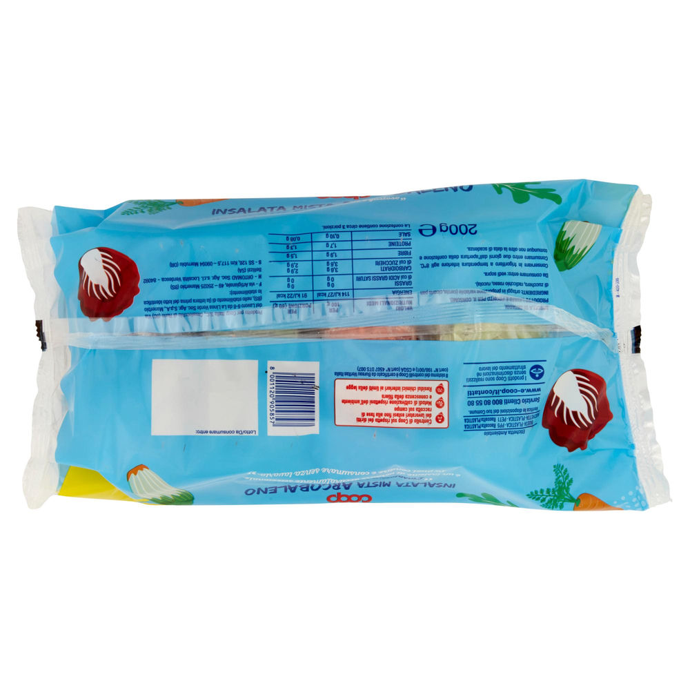 INSALATA MISTA ARCOBALENO COOP ORIGINE VH FLOW PACK  G 200 - 3