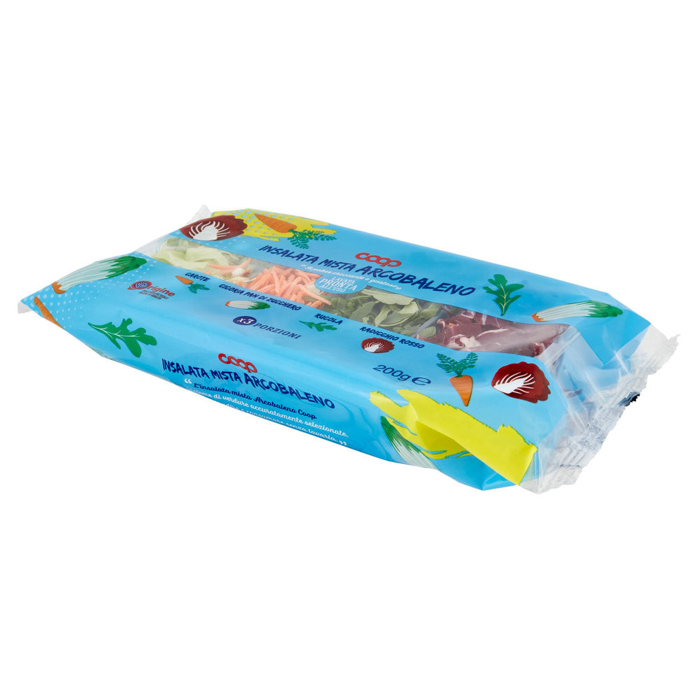 INSALATA MISTA ARCOBALENO COOP ORIGINE VH FLOW PACK  G 200 - 10