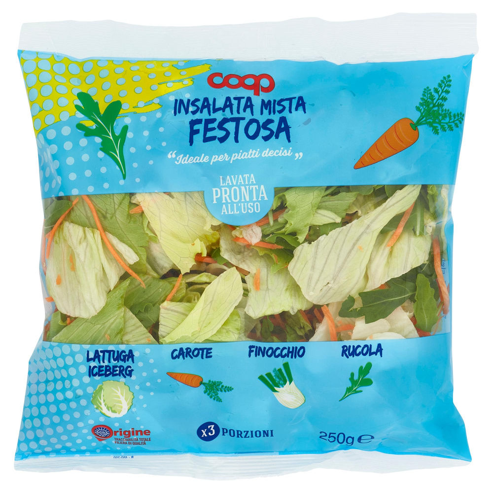 INSALATA MISTA FESTOSA COOP ORIGINE BS  G 250 - 12