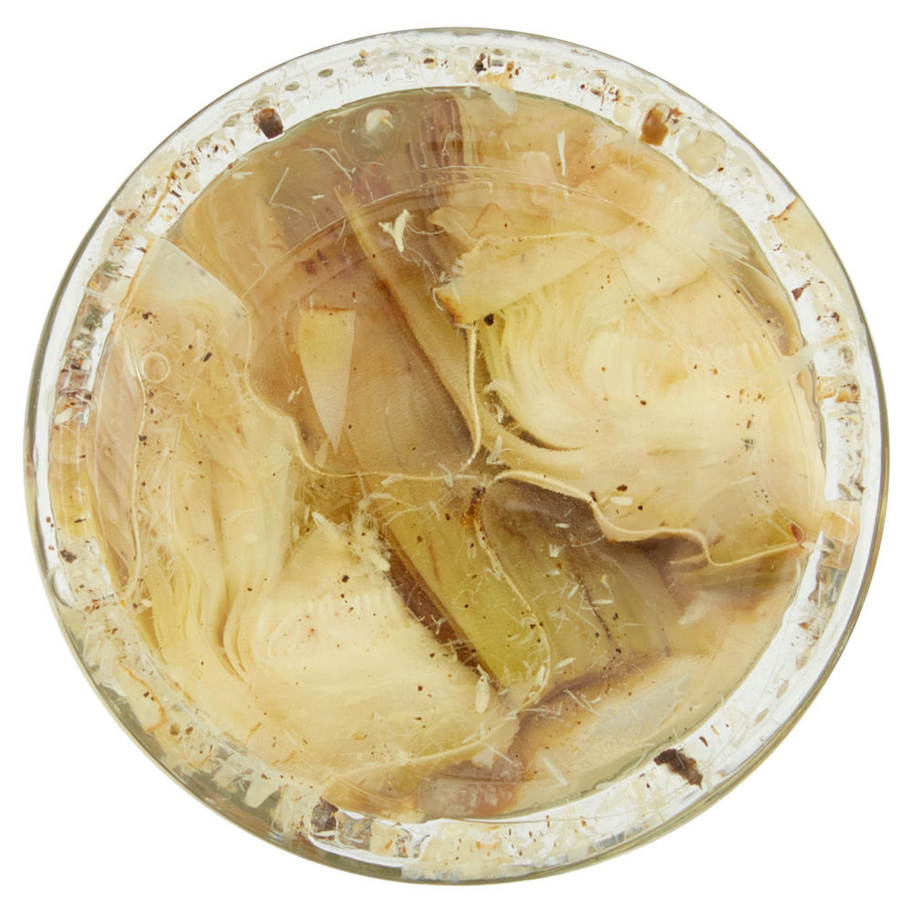 CARCIOFI  A SPICCHI PEPE E LIMONE PONTI ZERO OLIO VASO VETRO G 300 SGOCC G 170 - 2