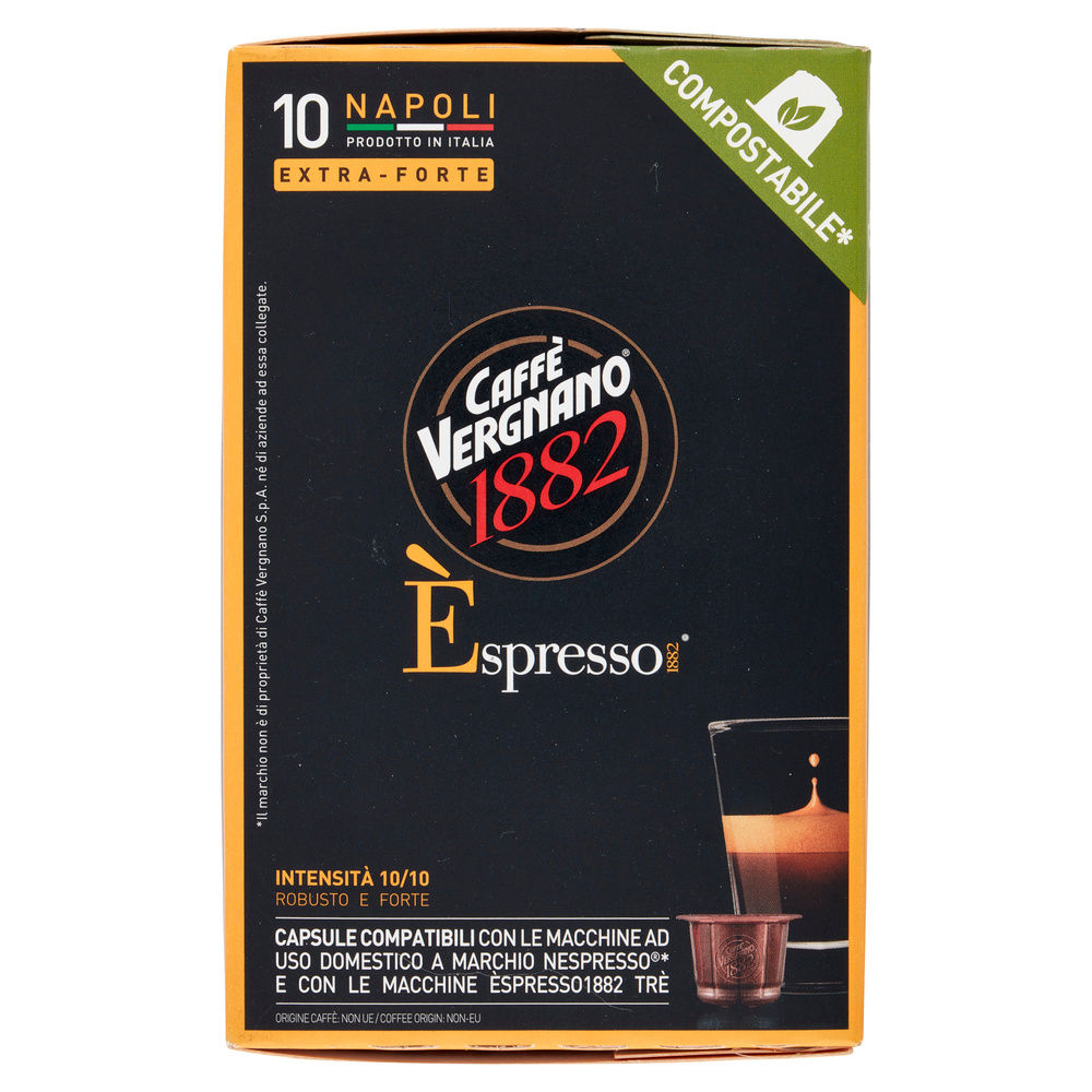 CAFFE' E'SPRESSO NAPOLI COMPOSTABILE VERGNANO 10CAPSX G 5 - 3