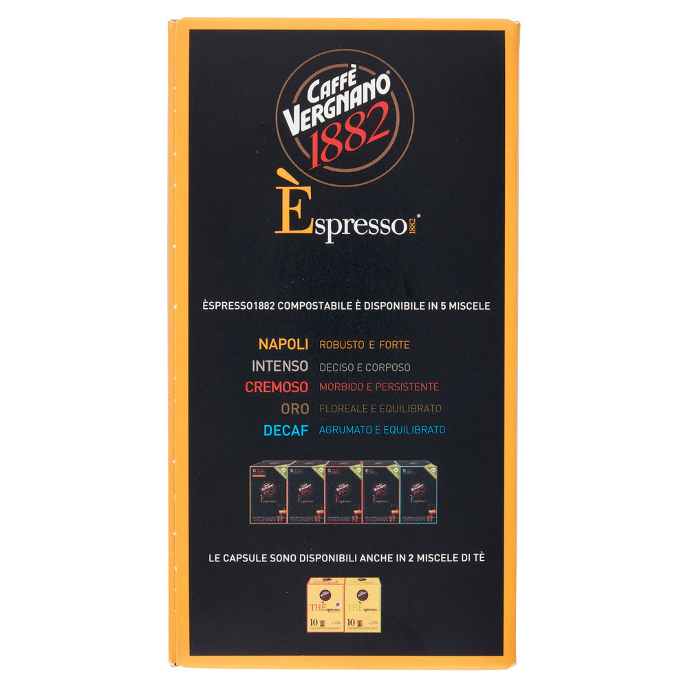 CAFFE' E'SPRESSO NAPOLI COMPOSTABILE VERGNANO 10CAPSX G 5 - 4