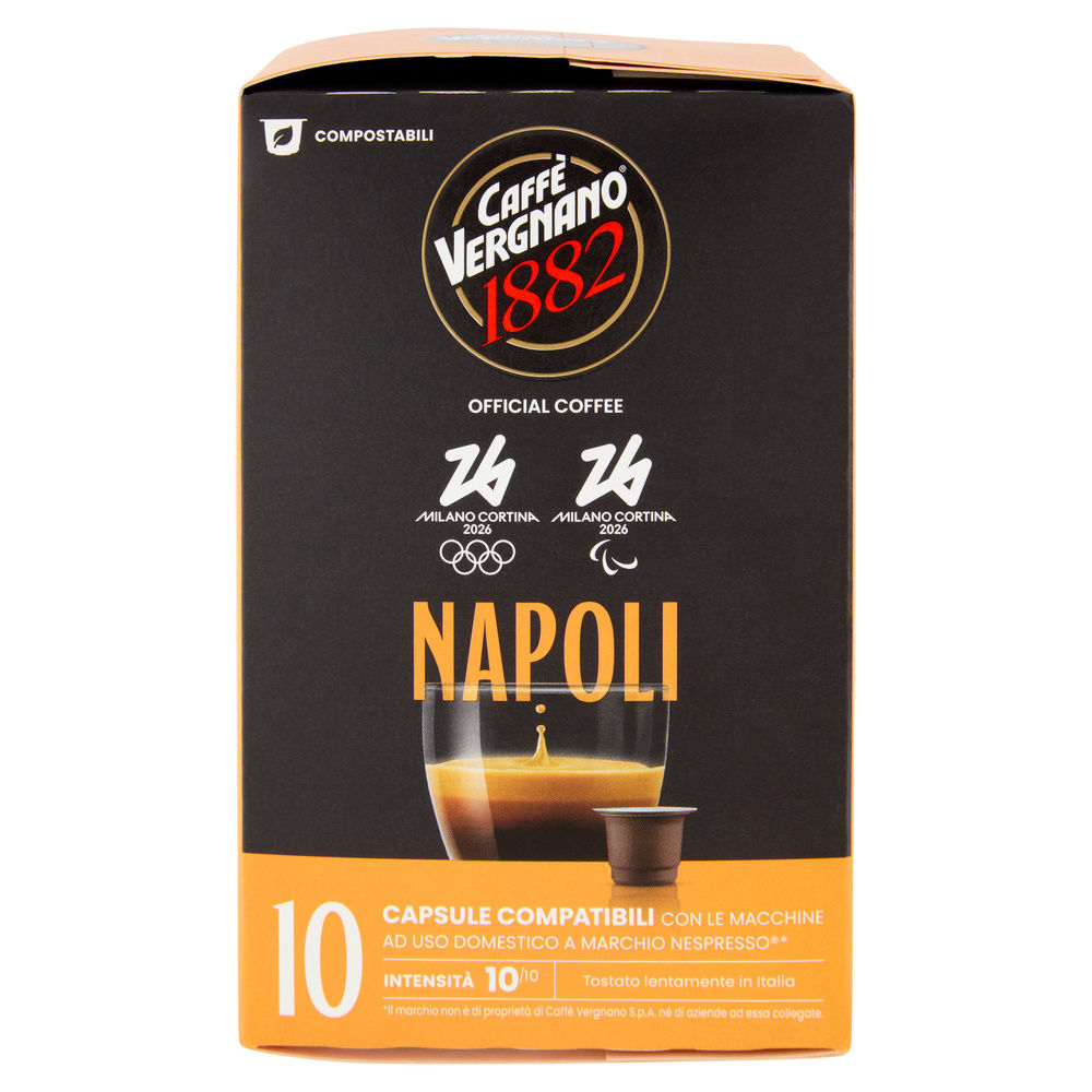 CAFFE' E'SPRESSO NAPOLI COMPOSTABILE VERGNANO 10CAPSX G 5 - 15