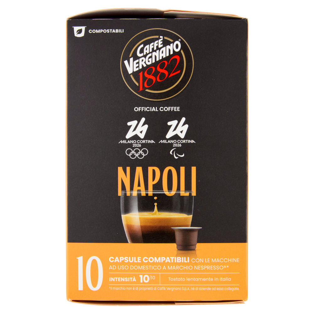 CAFFE' E'SPRESSO NAPOLI COMPOSTABILE VERGNANO 10CAPSX G 5 - 14