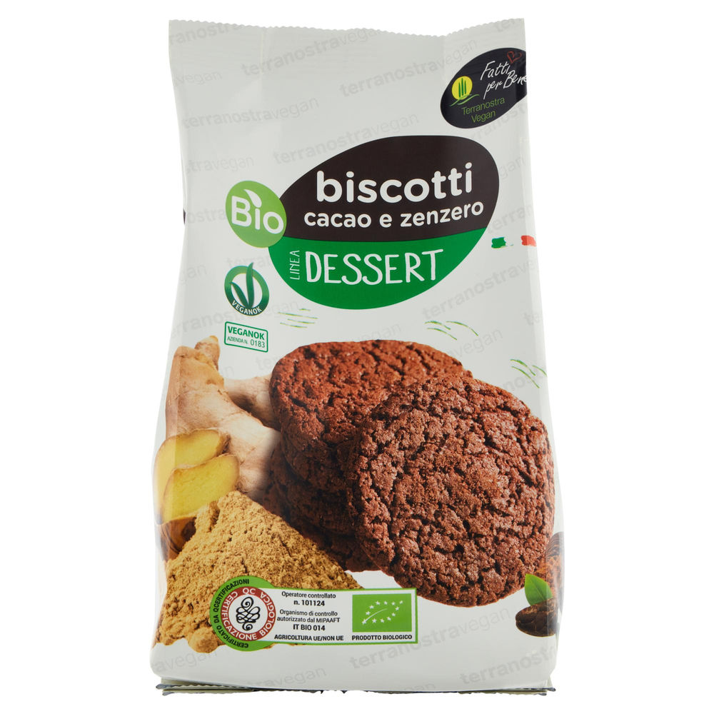 BISCOTTI CACAO/ZENZERO BIO G200 - 0