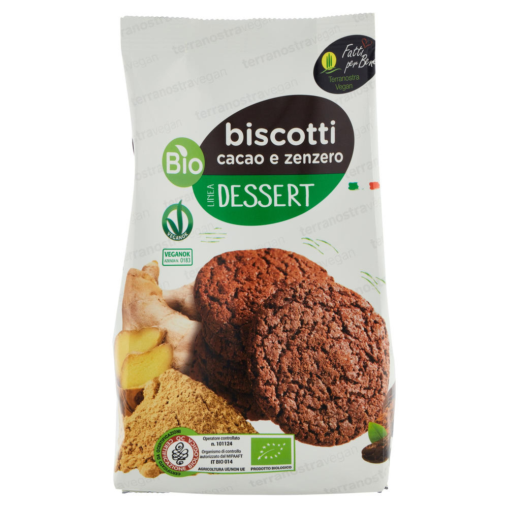 BISCOTTI CACAO/ZENZERO BIO G200 - 5