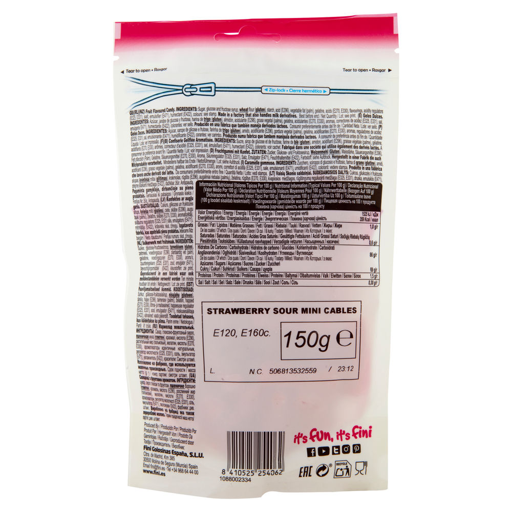 FINI SOUR MINICABLES 150G - 1