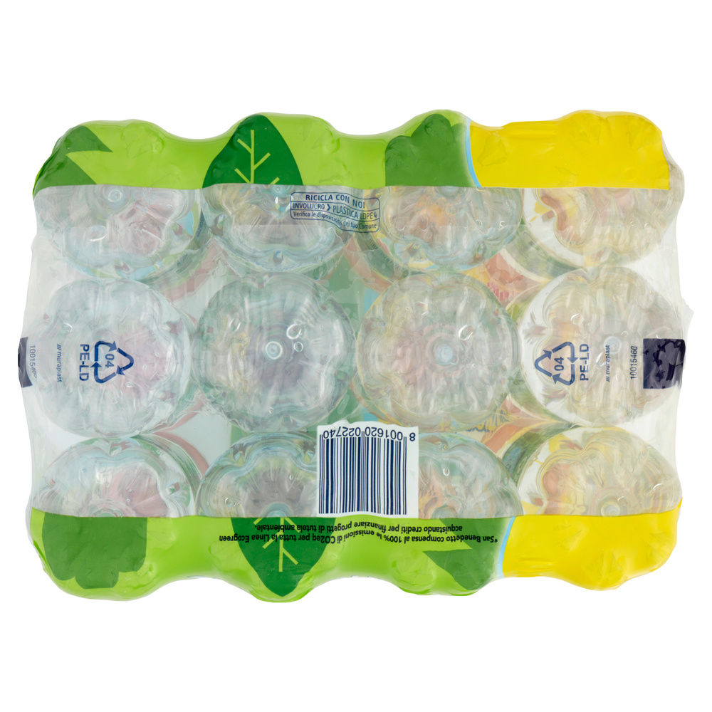 ACQUA MINERALE NATURALE ECOGREEN SAN BENEDETTO CLUSTER ML 500 X 12 - 6