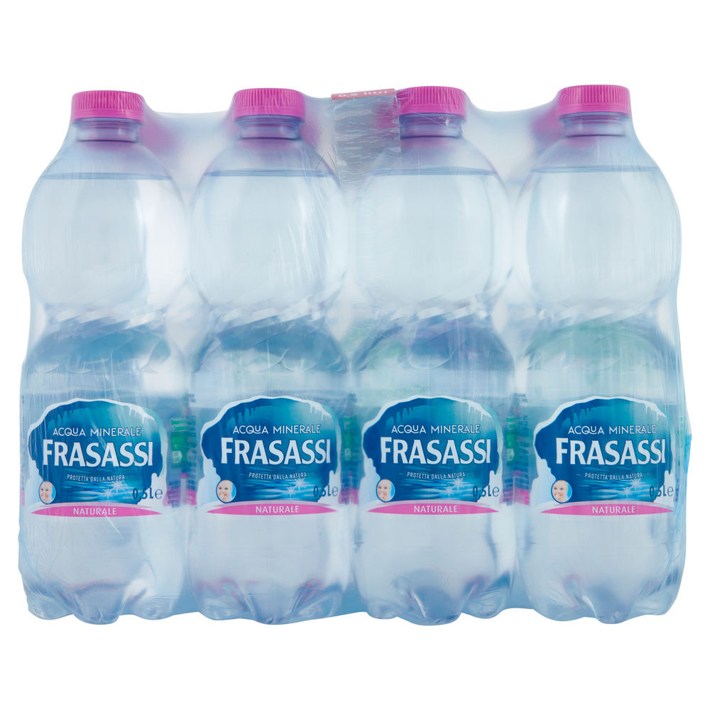 ACQUA OLIGOMINERALE NATURALE FRASASSI CLUSTER ML 500 X 12 - 0