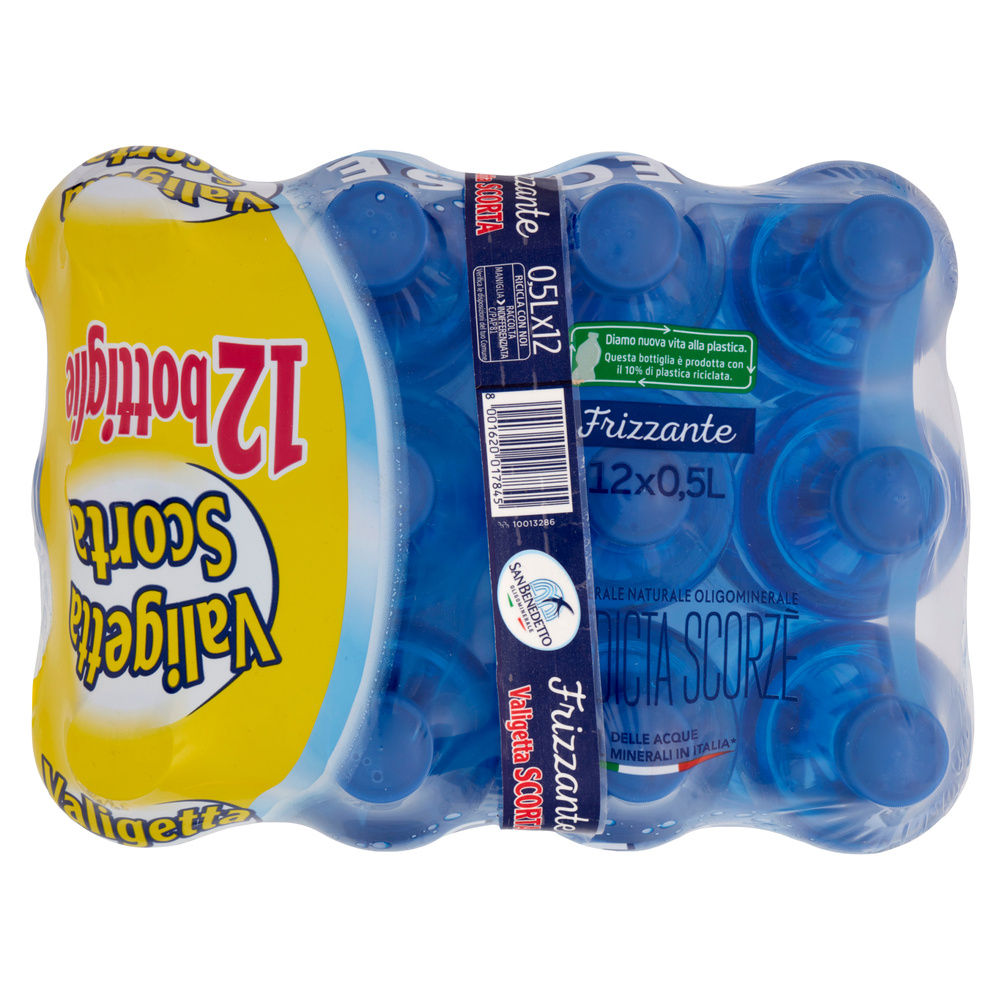 ACQUA MINERALE SAN BENEDETTO FRIZZANTE BENEDICTA CLUSTER ML 500 X 12 - 5