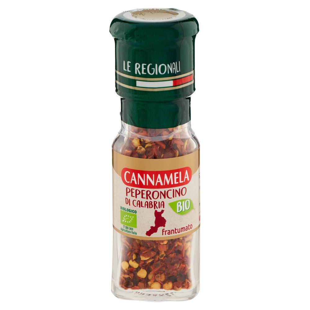PEPERONCINO FRANTUMATO BIO CALABRIA LE REGIONALI CANNAMELA VV G 21 - 2
