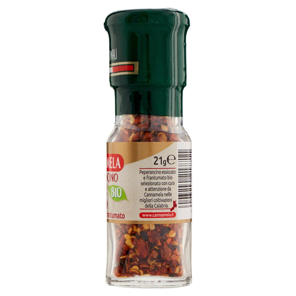 PEPERONCINO FRANTUMATO BIO CALABRIA LE REGIONALI CANNAMELA VV G 21 - 5