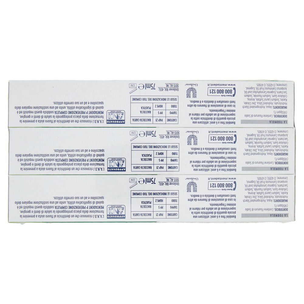 DENTIFRICIO MENTADENT P ML75 X 3 - 1