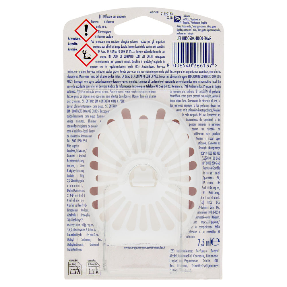 DEODORANTE BAGNO AMBIPUR LENOR PORTOFINO PZ 1 - 1