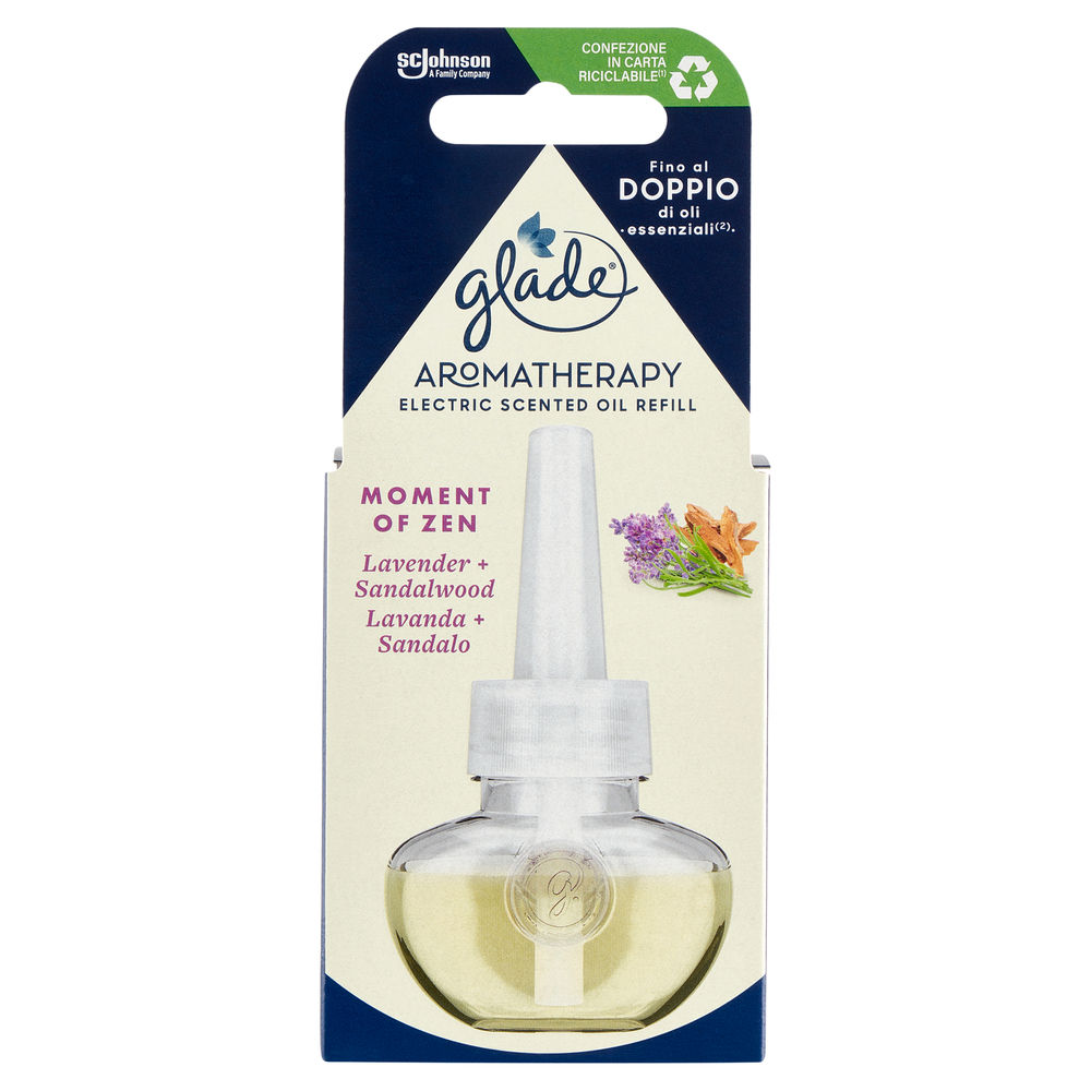 DEO AMBIENTI GLADE ELETTRICO AROMATHERAPY  RICARICA MOMENT OF ZEN ML 20 - 0
