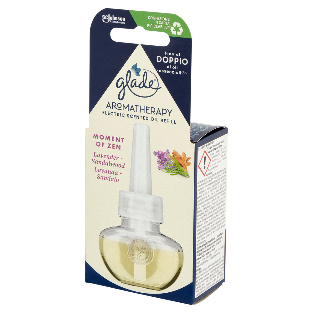 DEO AMBIENTI GLADE ELETTRICO AROMATHERAPY  RICARICA MOMENT OF ZEN ML 20 - 3