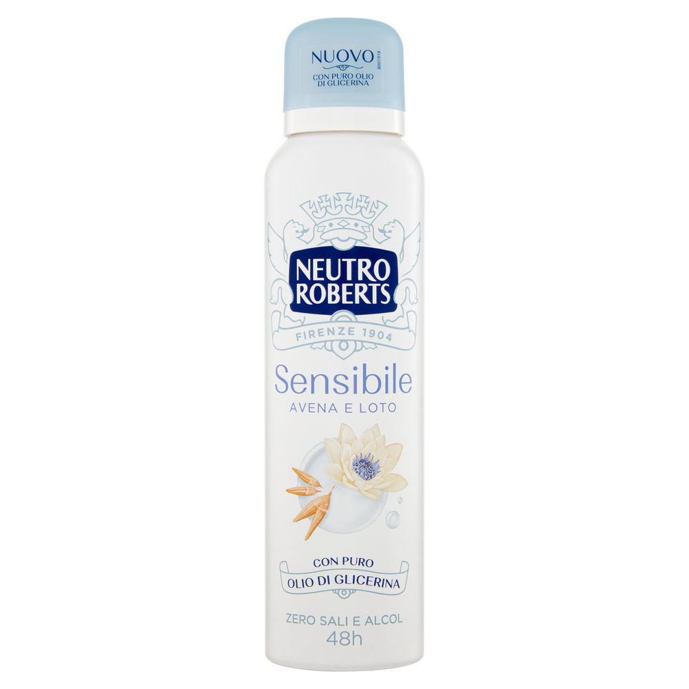 DEODORANTE SPRAY NEUTRO ROBERTS AVENA E LOTO ML 150 - 0