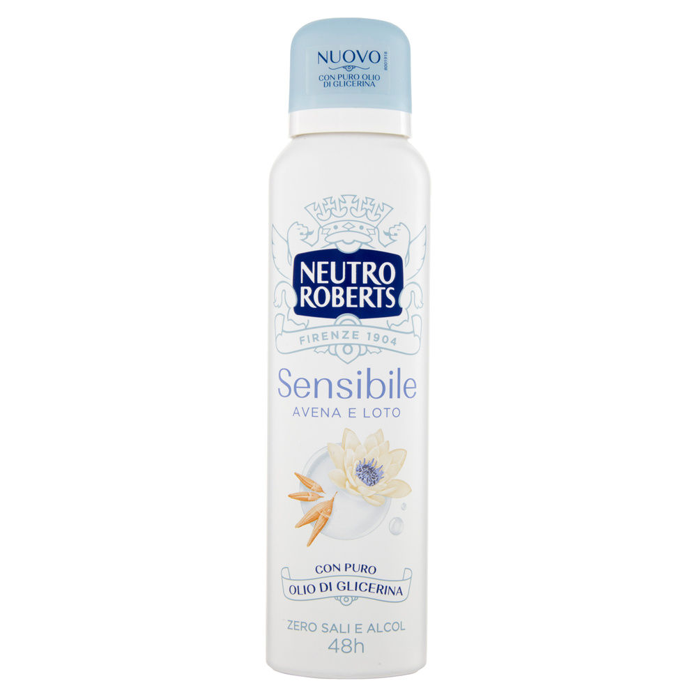 DEODORANTE SPRAY NEUTRO ROBERTS AVENA E LOTO ML 150 - 6