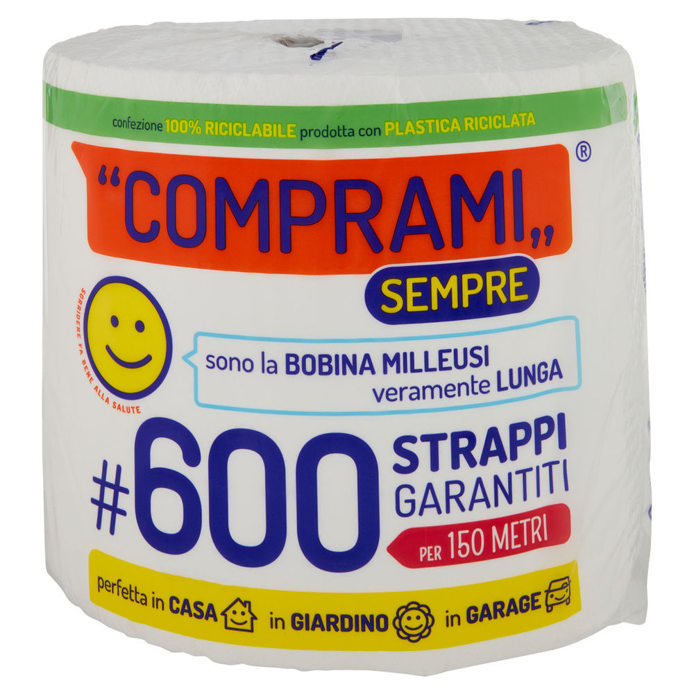 ASCIUGATUTTO COMPRAMI SEMPRE BOBINA 2V 600STRAPPI 60%PCR PZ.1 - 2