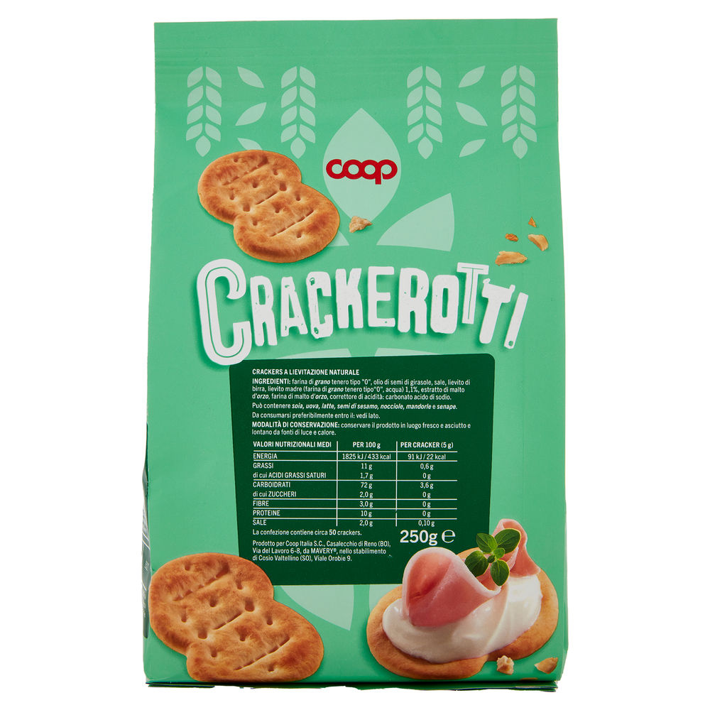 PANETTI CROCCANTI CRACKEROTTI COOP G250 - 1